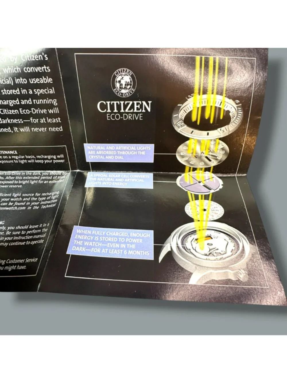 Citizen Eco-Drive Mens Two-Tone Watch With Box & Manuals - Model CB H144 - Solar